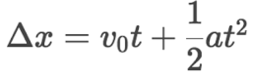 <p>manipulation of this equation when solving for time when V naught it NOT 0</p>