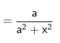 <p>The derivative is 1 / (1 + u²) * u'.</p>