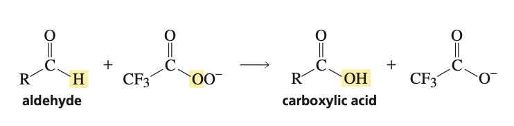 <p>a peroxyacid is needed, can use -OOC(O)CF3 or mcpba</p>