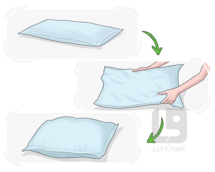 <p>soft light material like fibers or down; also means unnecessary or trivial content.<br></p>