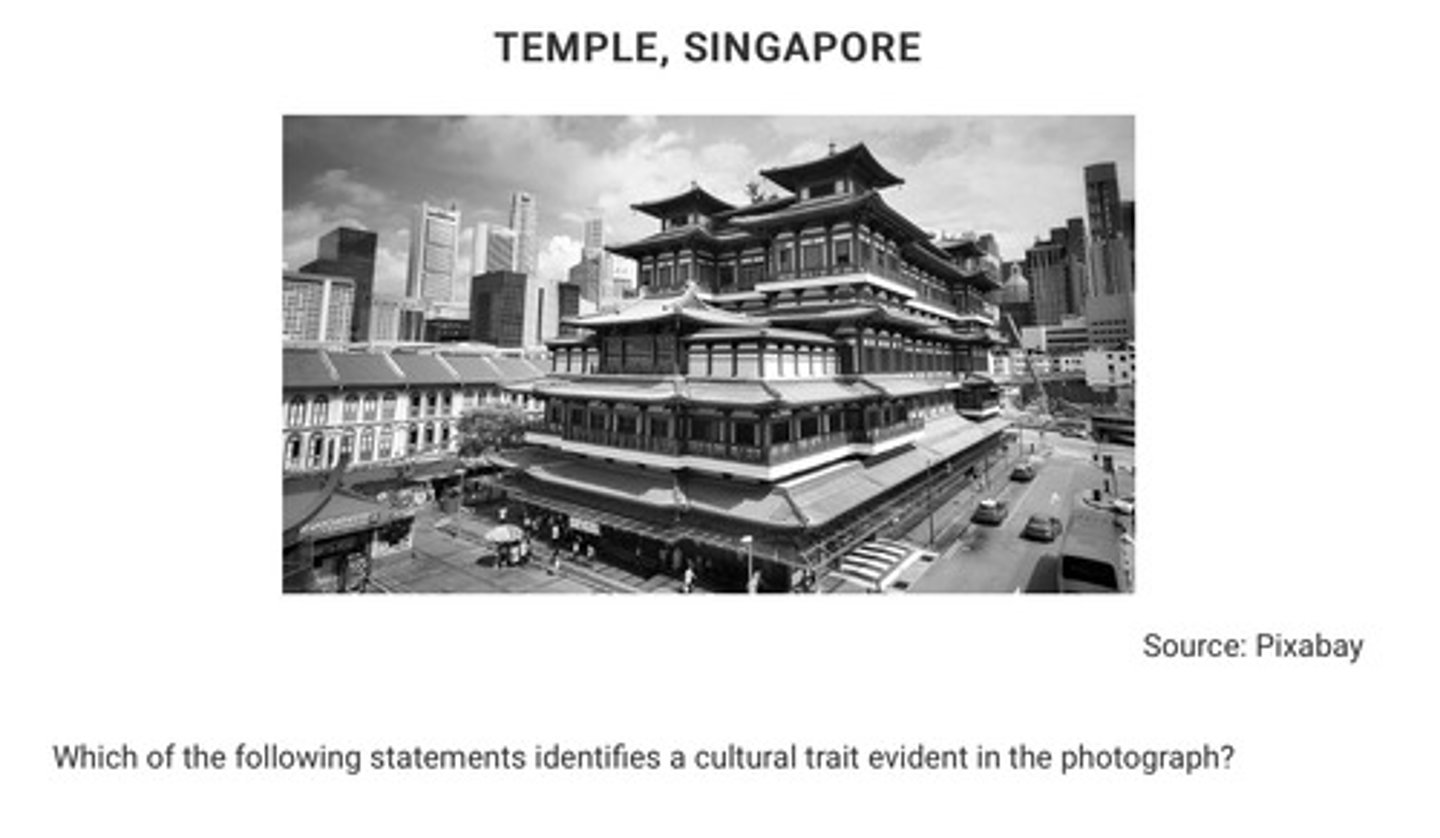 <p>The temple reflects typical buddhist architecture.</p>