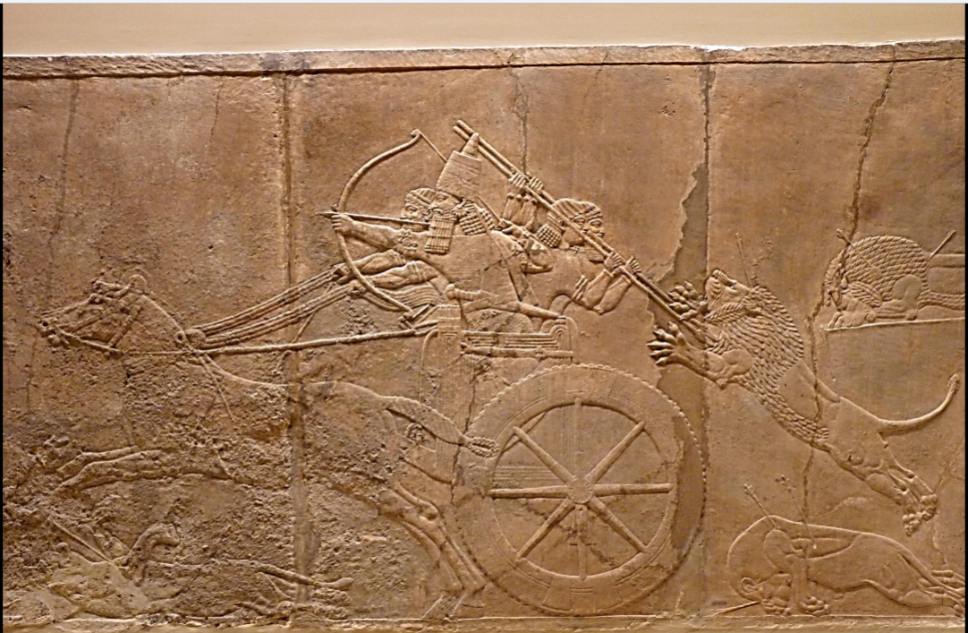 <p>What type of sculpture is this? </p><p>Assurnasirpal Killing Lions</p>