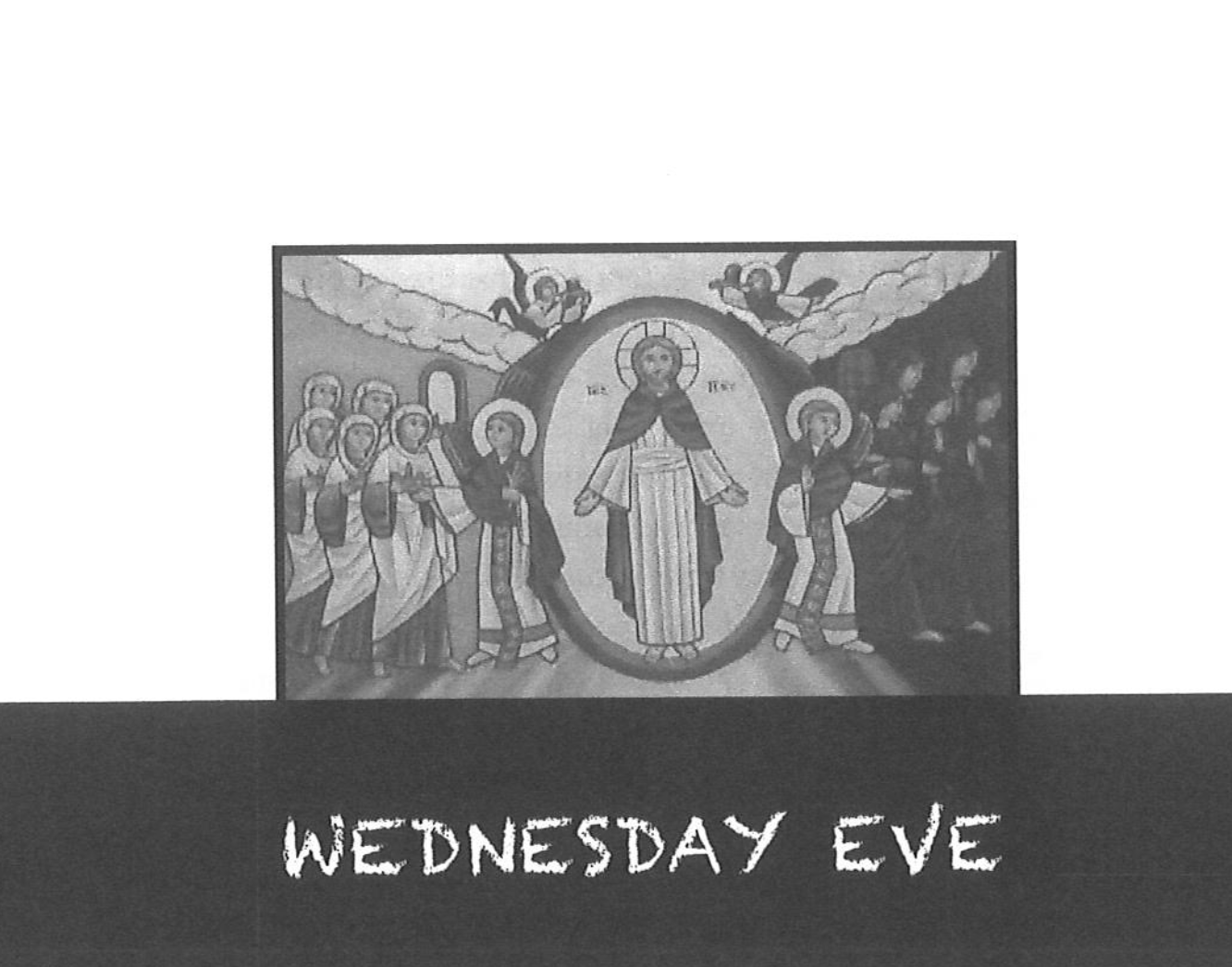 Wednesday Eve

On Wednesday Eve, the Lord speaks of the parable of the story of the marriage feast for the king’s son. Recount this story. What does each person or group of people in the parable represent?