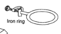 <p>stabilize flasks mounted to a ring stand sometimes over a Bunsen burner</p>