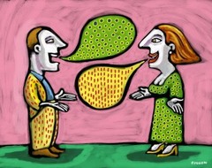la conversación