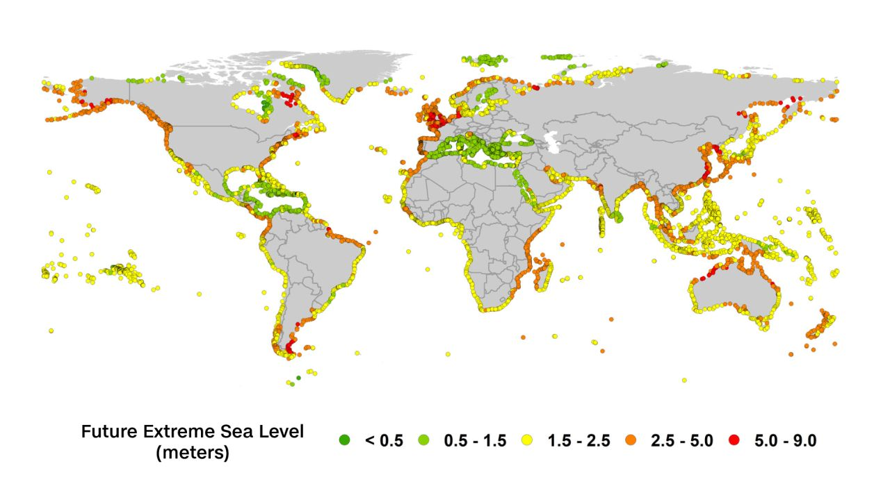 <p>Most of the rise is form thermal expansion (it literally getting physically bigger)</p><p>ice melting contributes to a change in sea salinity </p>