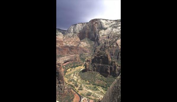 The creation of Zion Canyon is the result of:

a.       downcutting

b.      weathering

c.       mass wasting

d.      All of the above