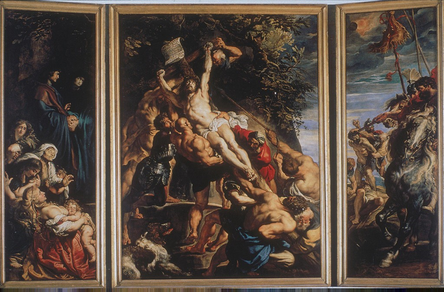 <p><span>How would you define Rubens’ style? How was it formed in part by his years in Italy?</span></p><p><span>-Baroque (obviously)</span></p><p><span>-Dynamic (diagonal line of action)</span></p><p><span>-</span></p><p><span>-Michaelangelo, Raphael and Caravaggio</span></p>