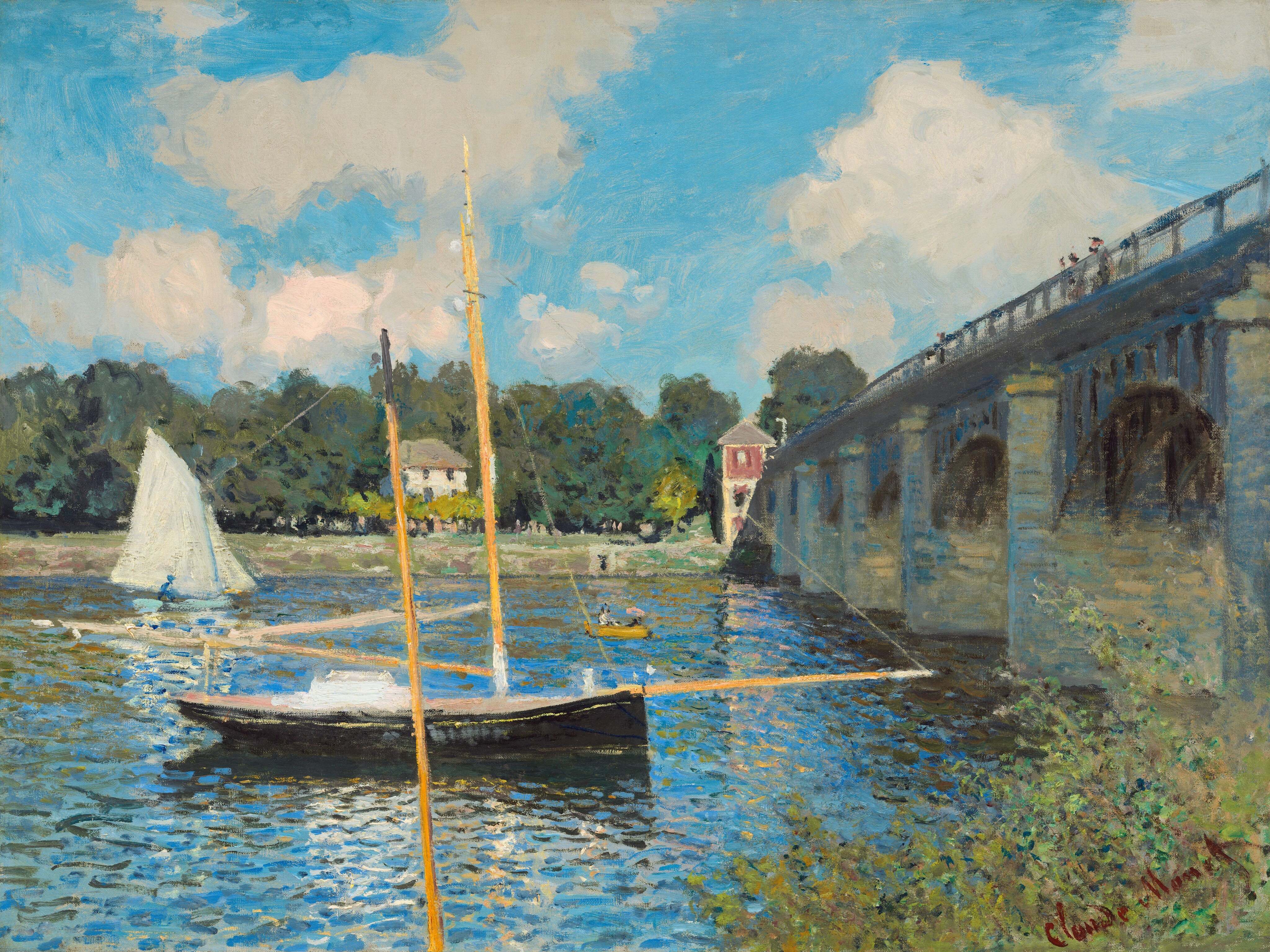 <p>The Bridge at Argenteuil, 1874</p>