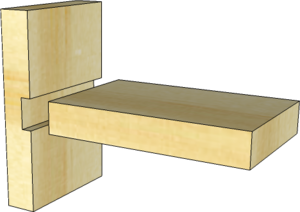 <p>Also known as housing/trench/dado. Used for shelves and partitions (cabinets/bookcases).</p>