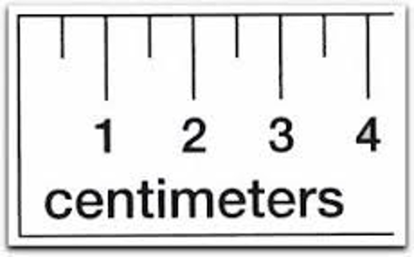 <p>unit for measuring length (1/100th of a meter)</p>