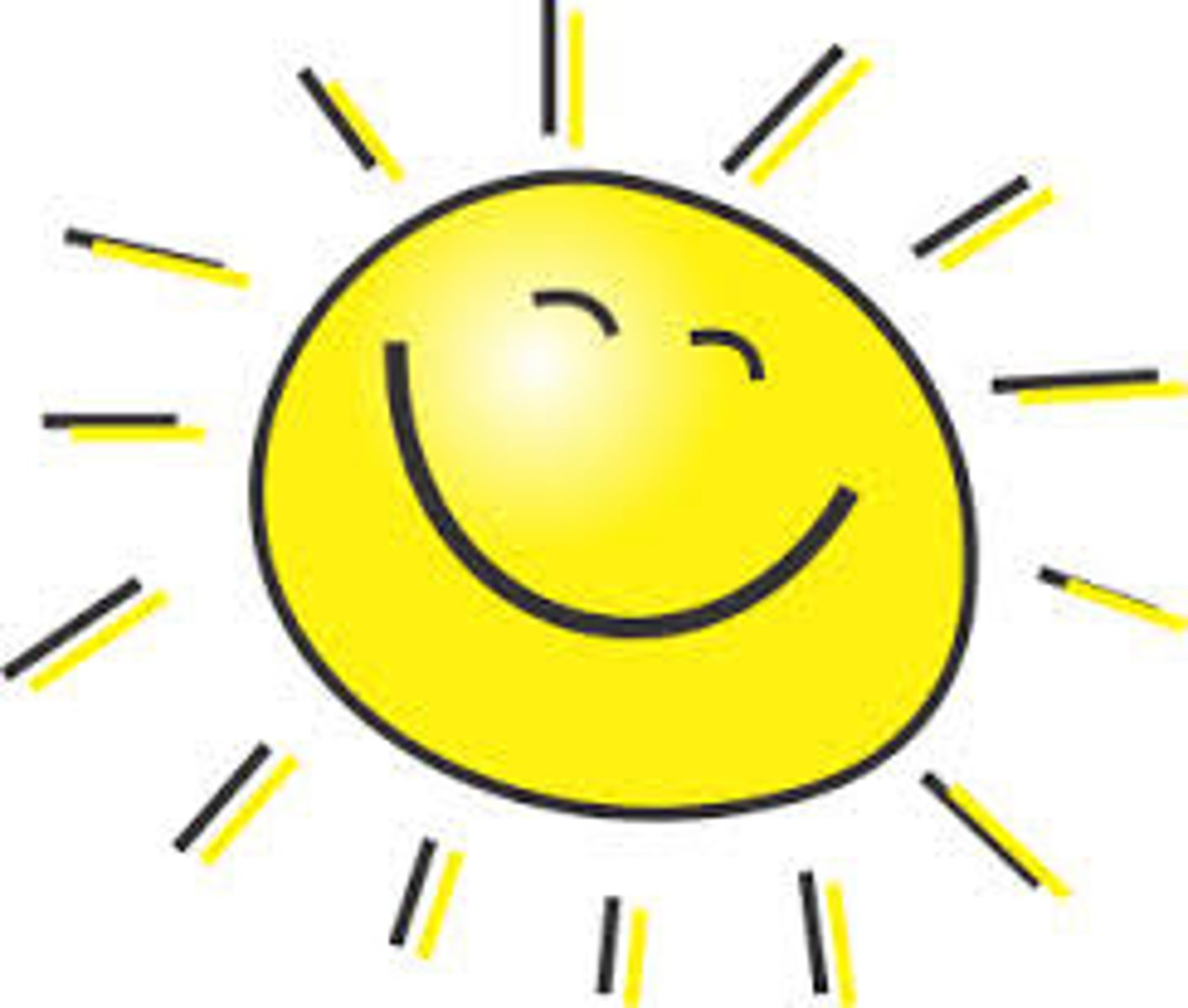 <p>It's sunny</p>