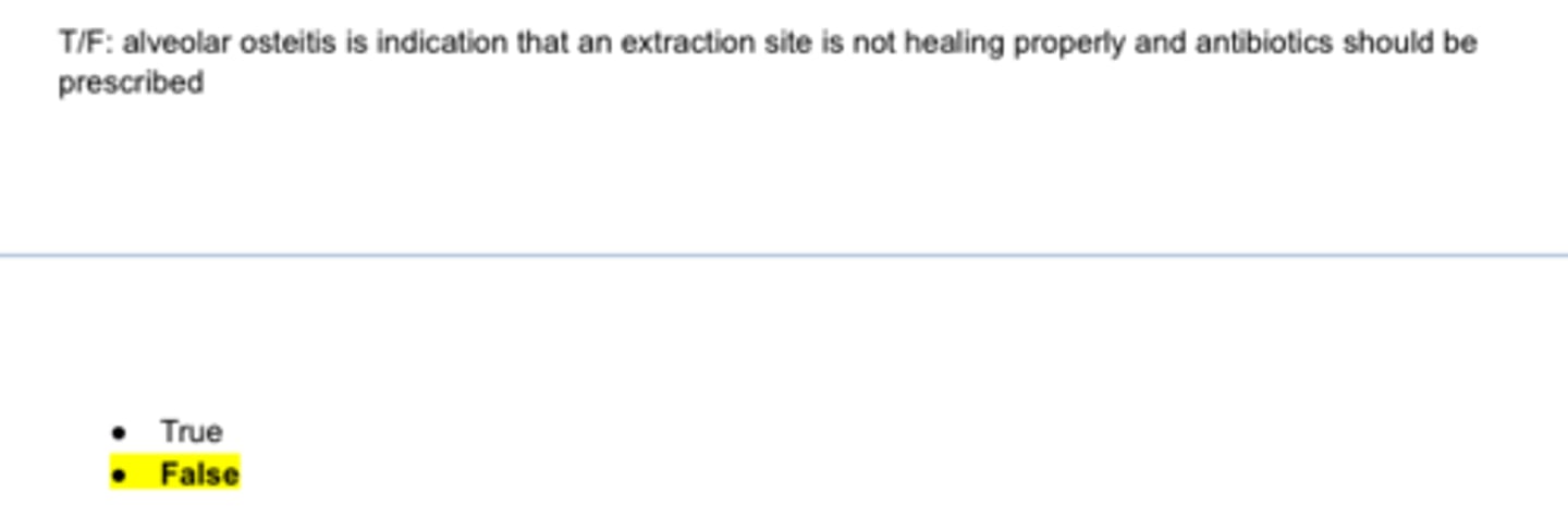 <p>**Dry Socket is aka</p>