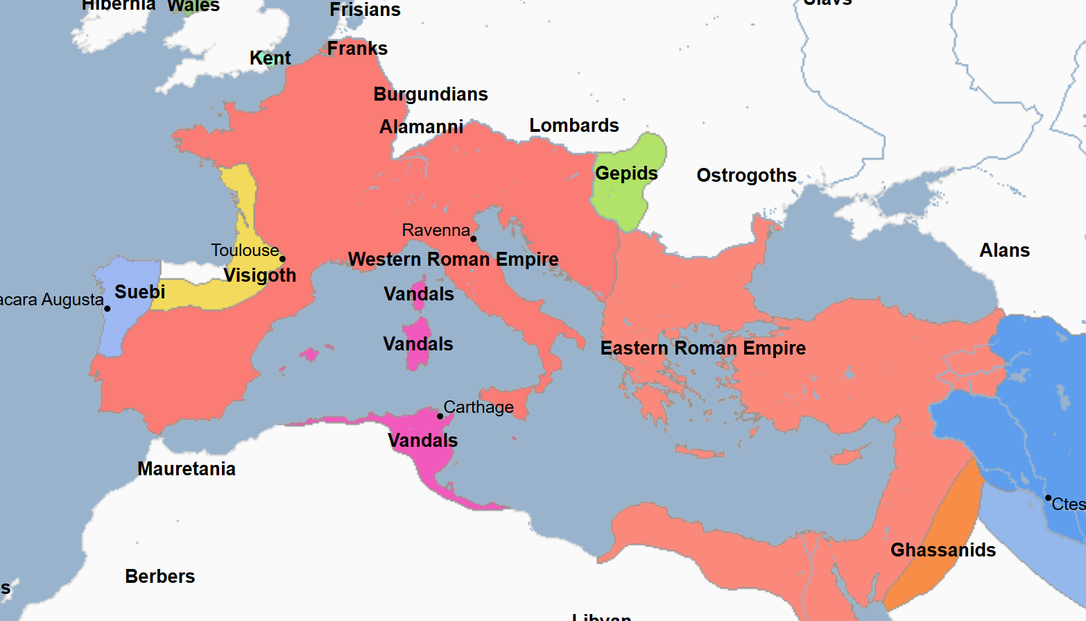 <p>435 - 534 - Vandal Kingdom (All Facts) </p>