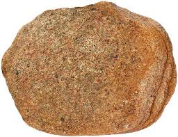 <p>Reddish or light brown. Clastic, sand sized grains. 6-7 on the hardness scale</p>