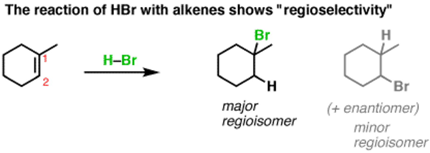 <p>A reaction in which one direction of bond making or breaking occurs preferentially over all other directions</p>