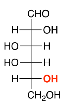 hexose

opposite same opposite