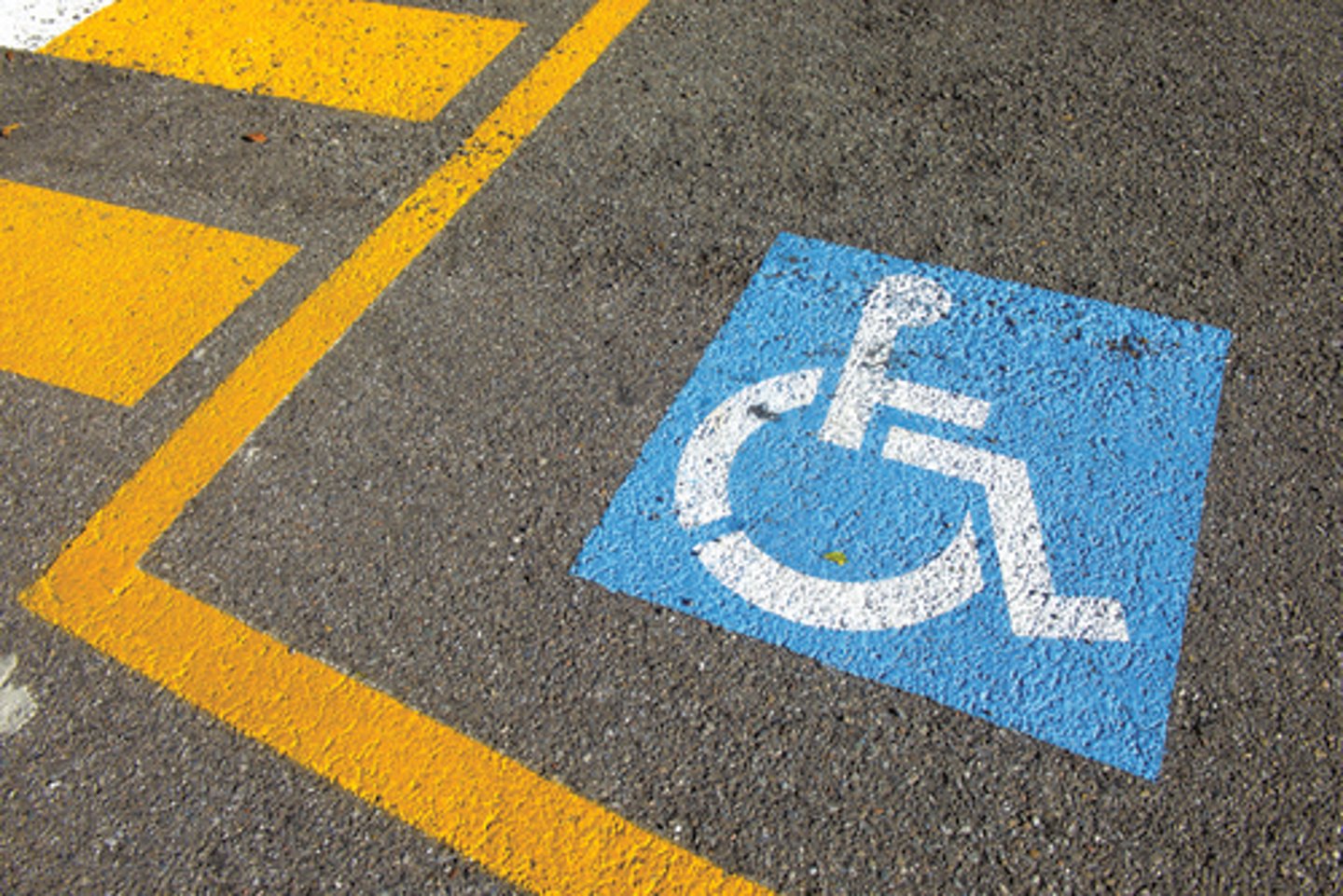 <p>accessible parking space</p>