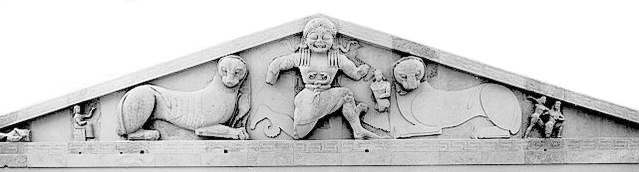 <p>Which Architectural sculpture is being shown in this image?</p>