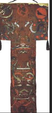 <p>c. 180 BCE, Han Period China, silk and ink</p>