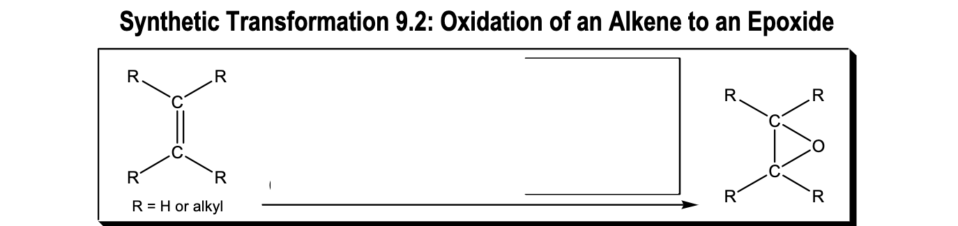 <p>Oxidation of Alkene to Epoxide</p>