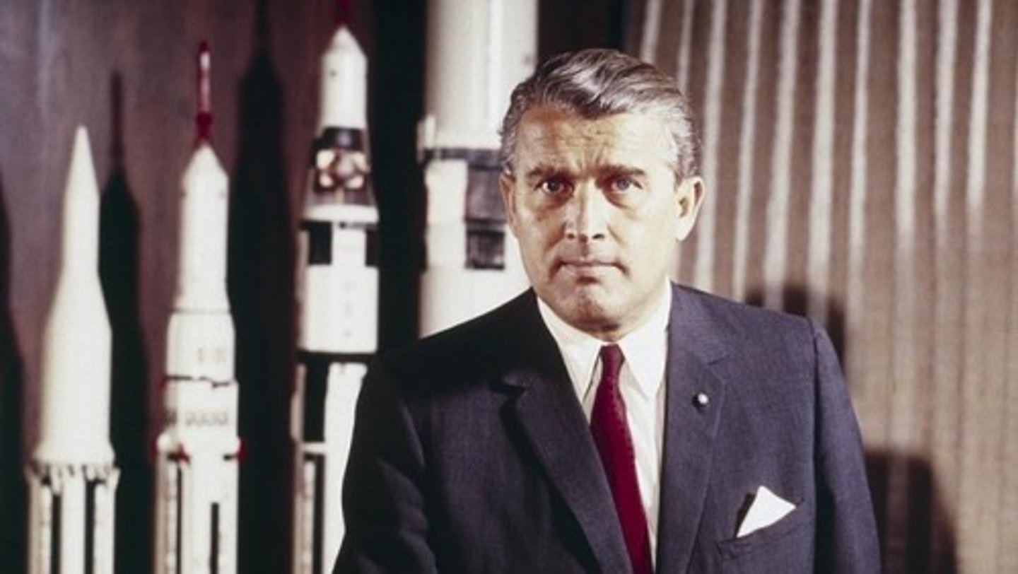 <p>director of the V-2 rocket project</p>