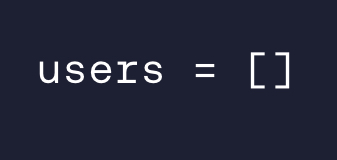 <p>Square brackets []</p>
