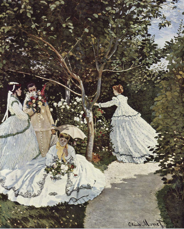 <p>Women in the Garden, Claude Monet 1866</p>