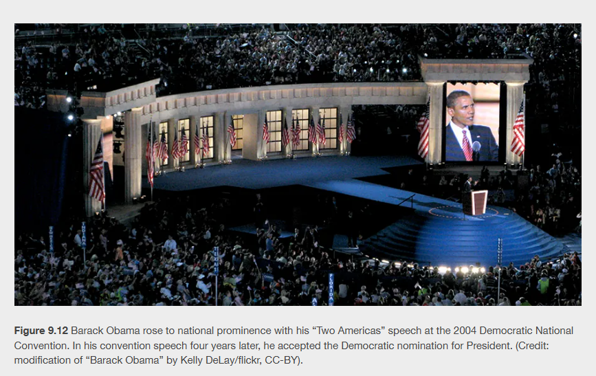 <p>While both political parties use conventions to help win the current elections, they also use them as a way of elevating local politicians to the national spotlight. </p><p></p><p>This has been particularly true for the Democratic Party. </p><p></p><p>In 1988, the Democrats tapped Arkansas governor Bill <span><span>Clinton</span></span> to introduce their nominee Michael Dukakis at the convention. </p><p></p><p>Clinton’s speech was lampooned for its length and lack of focus, but it served to get his name in front of Democratic voters. </p><p></p><p>Four years later, Clinton was able to leverage this national exposure to help his own presidential campaign.</p><p></p><p> </p><p>The pattern was repeated when Illinois state senator Barack Obama gave the keynote address at the 2004 convention. </p><p></p><p>Although he was only a candidate for the U.S. Senate at the time, his address caught the attention of the Democratic establishment and ultimately led to his emergence as a viable presidential candidate just four years later.</p>