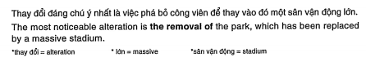 <p>Sự gỡ bỏ/di dời ~</p>