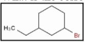 <p>What is the correct name for the following cycloalkane?</p><p>A) bromoethylcyclohexane</p><p>B) cyclohexane-1,3- bromide</p><p>C) 1-bromo-3-ethane</p><p>D) cyclohexane</p><p>E) 1-bromo-3-ethylcyclohexane</p>