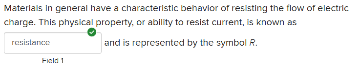 <p>Resistance or resistivity</p>