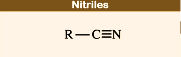 <p>contain the cyano group</p>