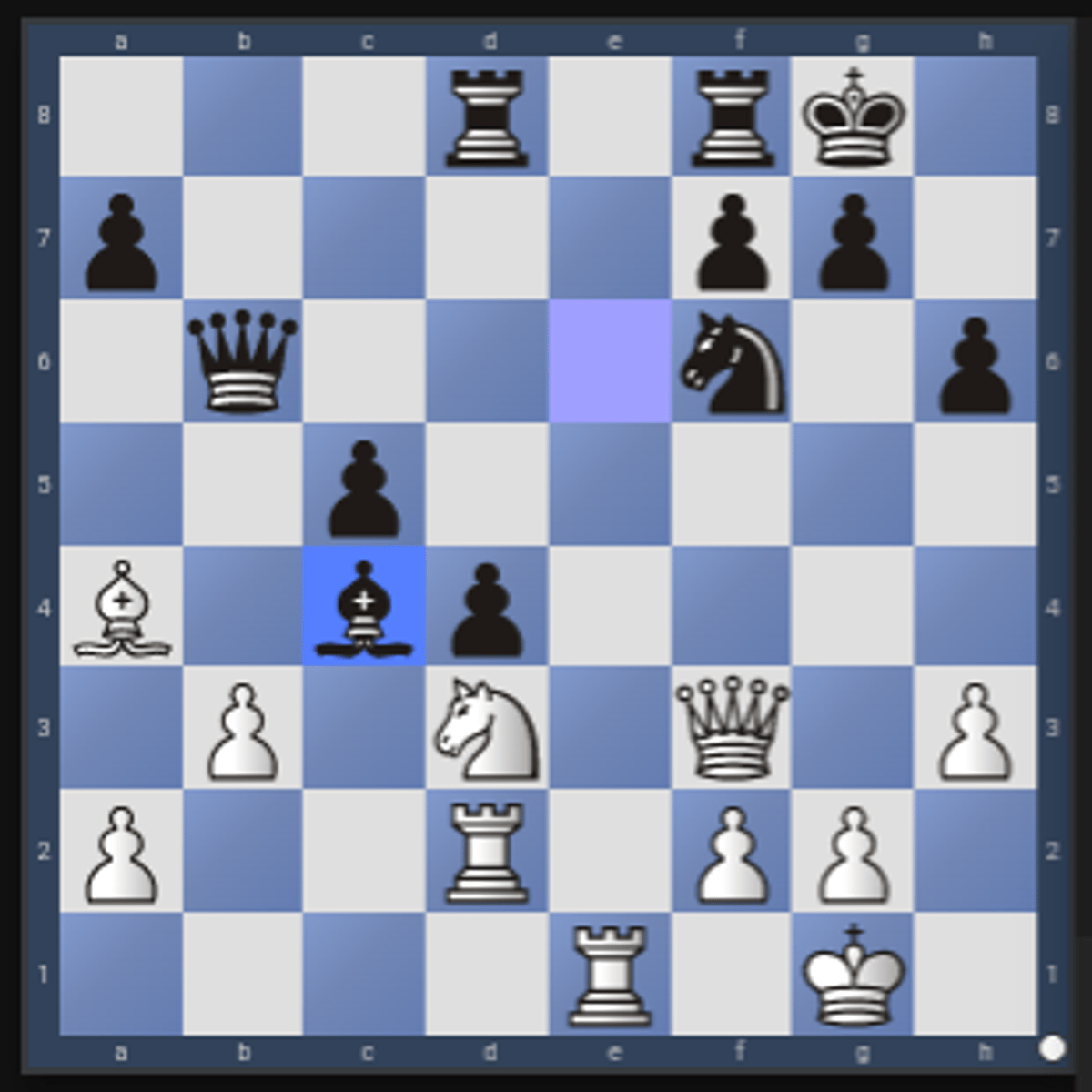 <p>The opponent has a serious threat, and you must meet it in the correct manner. Other methods of meeting the threat do not win.</p><p>1...Bxc4 </p><p>Black gives up the bishop for a pawn, thinking it can win the piece back</p><p>2.bxc4 Qa5 </p><p>Black forks the bishop on a4 and the rook on d2</p><p>3.Qd1 </p><p>however, white has this defensive move which protects both the bishop and rook, and allows white to keep the bishop</p>