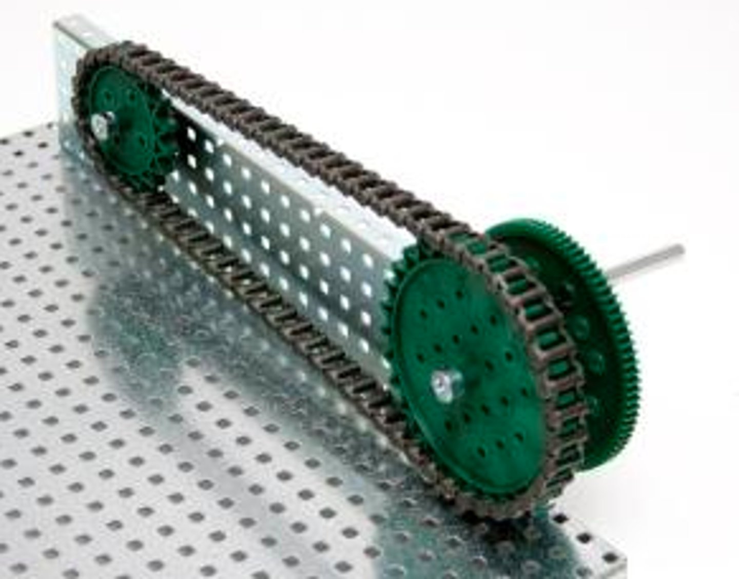 <p>- the smaller gear is the drive<br>- there's a <b>larger turning force</b><br>- the <b>smaller gear goes slowly</b></p>