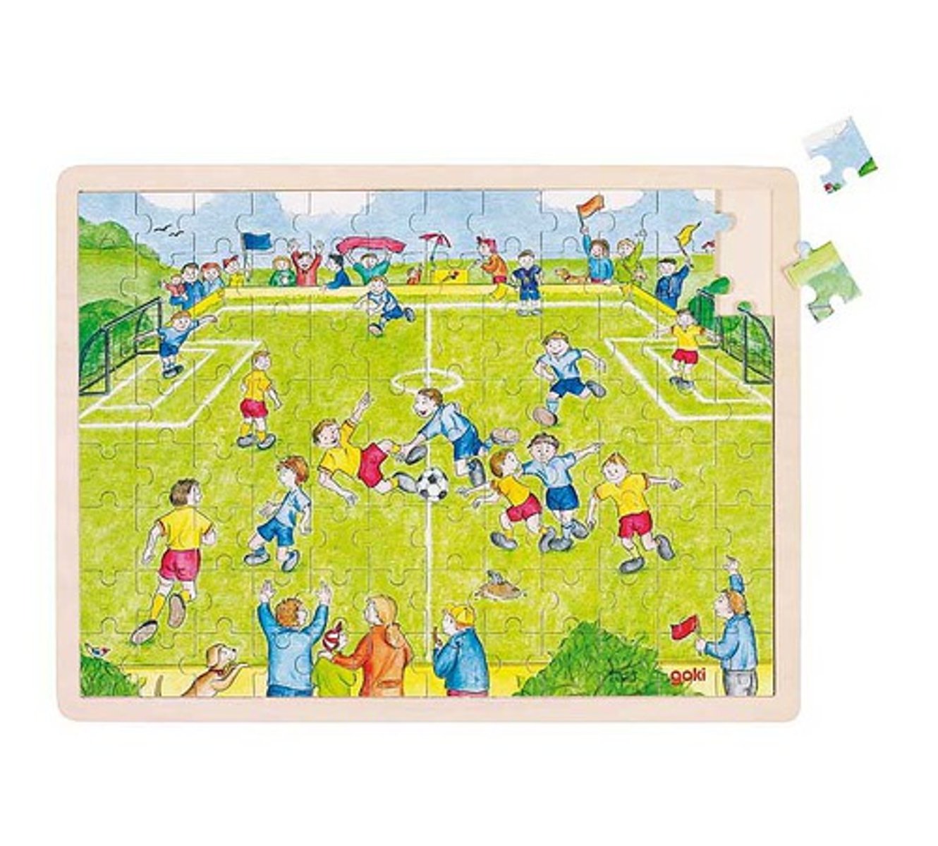 <p>soccer game</p>
