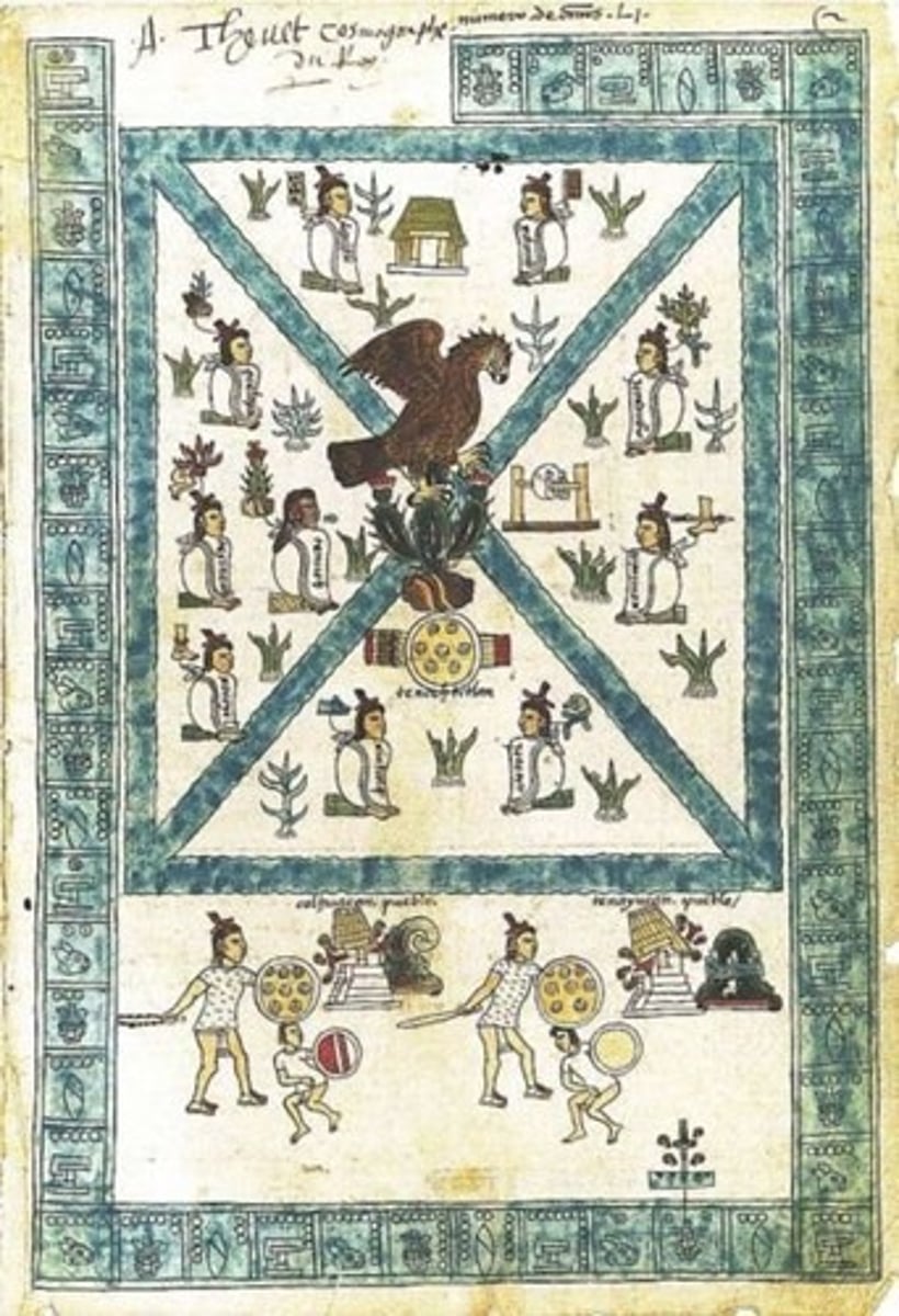 <p><b>Designation</b>: Bodleian Library, University of Oxford, England<br><br><b>Artist/Culture</b>: Viceroyalty of New Spain<br><br><b>Date of Creation</b>: c. 1541- 1542 C.E.<br><br><b>Materials</b>: Pigment on paper, 12 3/8" x 8 7/16"</p>