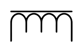 <p><span><span>A coil of wire wrapped around an iron core</span></span></p>