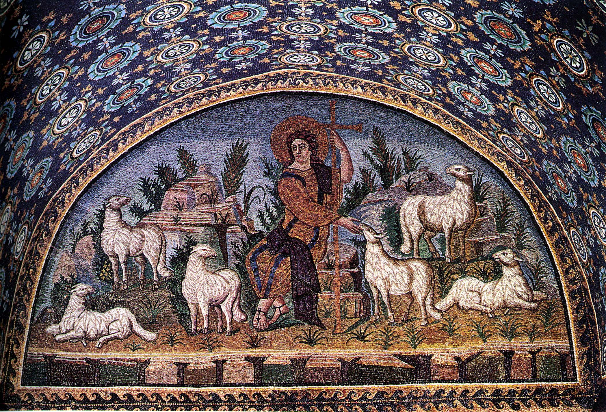 <p>Christ as Good Shepherd</p>