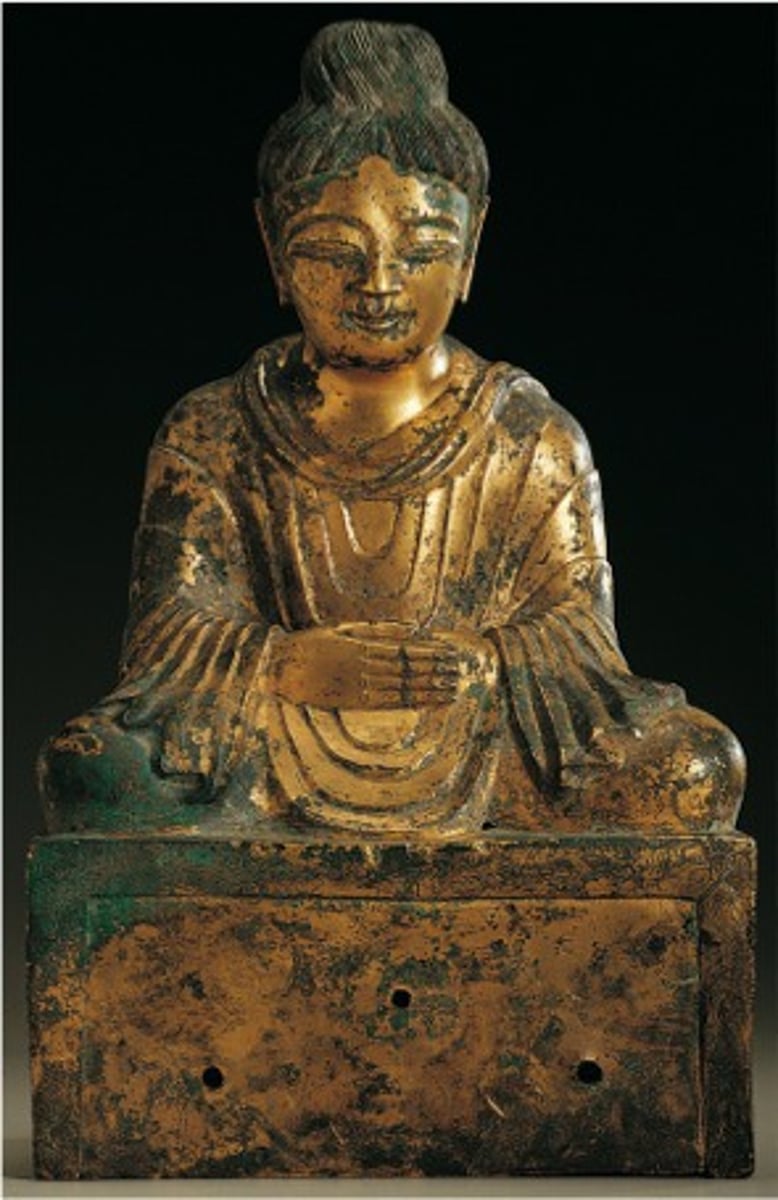 <p>- Historical Buddha</p><p>- born in the 6th century B.C. in Lumbini (present day-Nepal)</p><p>- enlightenment at age 35, spent remaining 45 years preaching his doctrine of salvation to others</p>