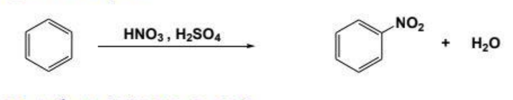 <p>Xúc tác : <strong>HNO3 trong H2SO4 đặc</strong></p><p>Sản phẩm : C6H5-NO2</p>