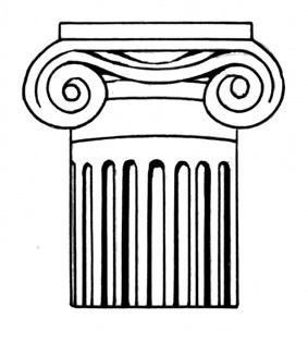 More common in the Greek islands in the Aegean sea and was more characterized by a more decorative design and a continuous frieze