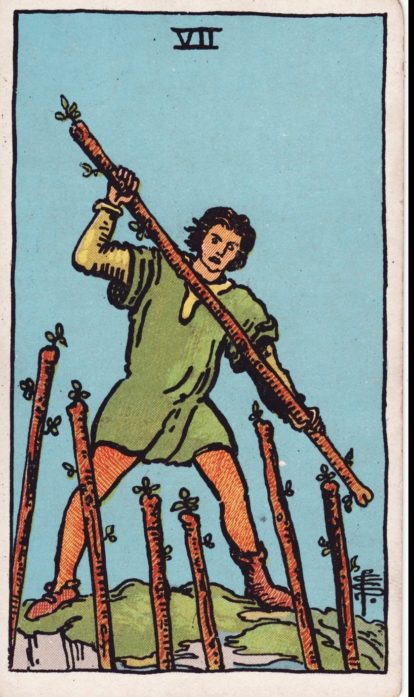 <p>VII of Wands (7)</p>