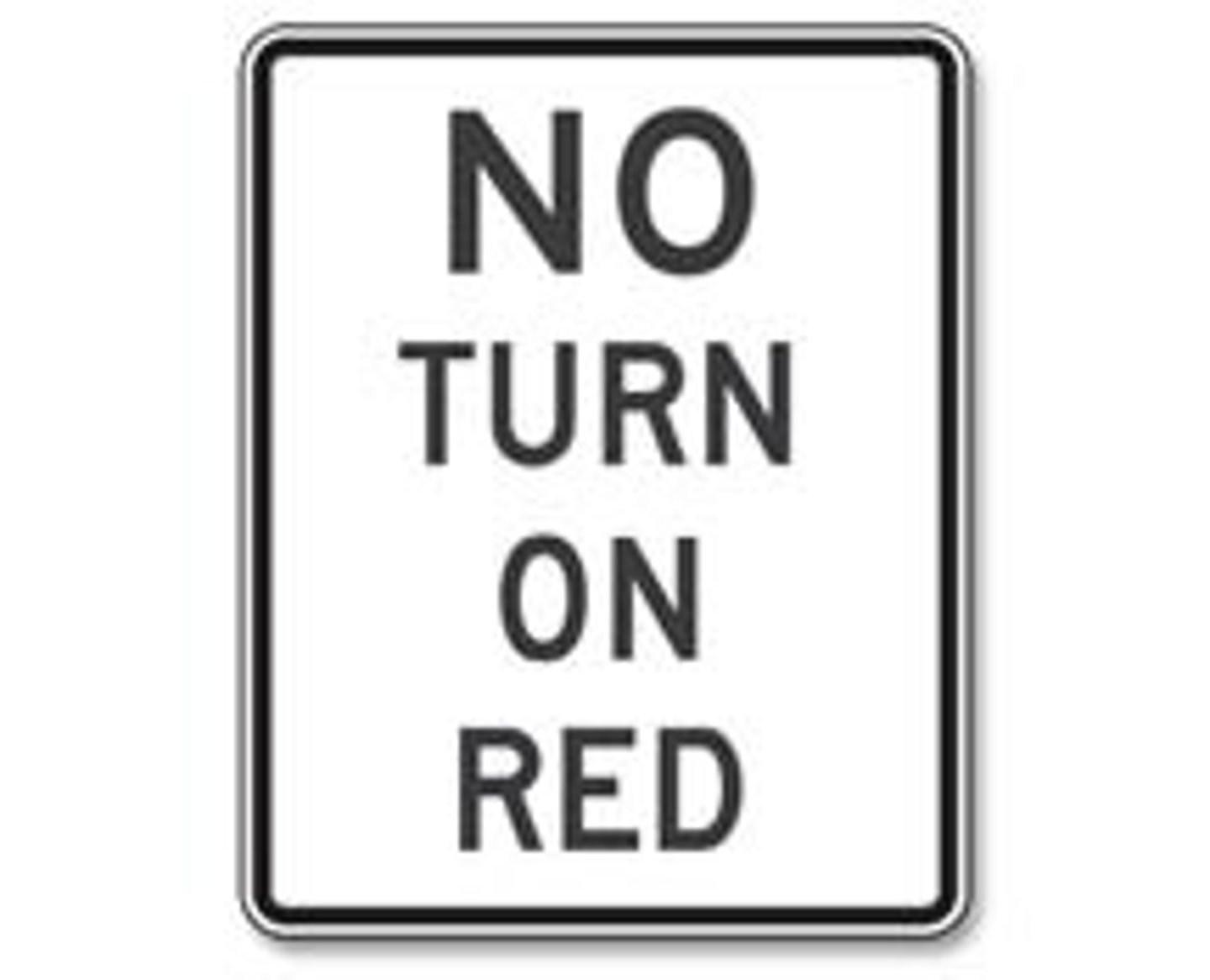 <p>No Turn on Red</p>