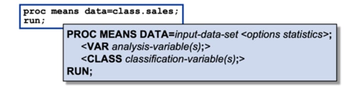 <p>summary reports with descriptive statistics</p>