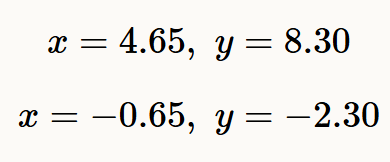 <p>substitute the y+1 in the larger equation</p>