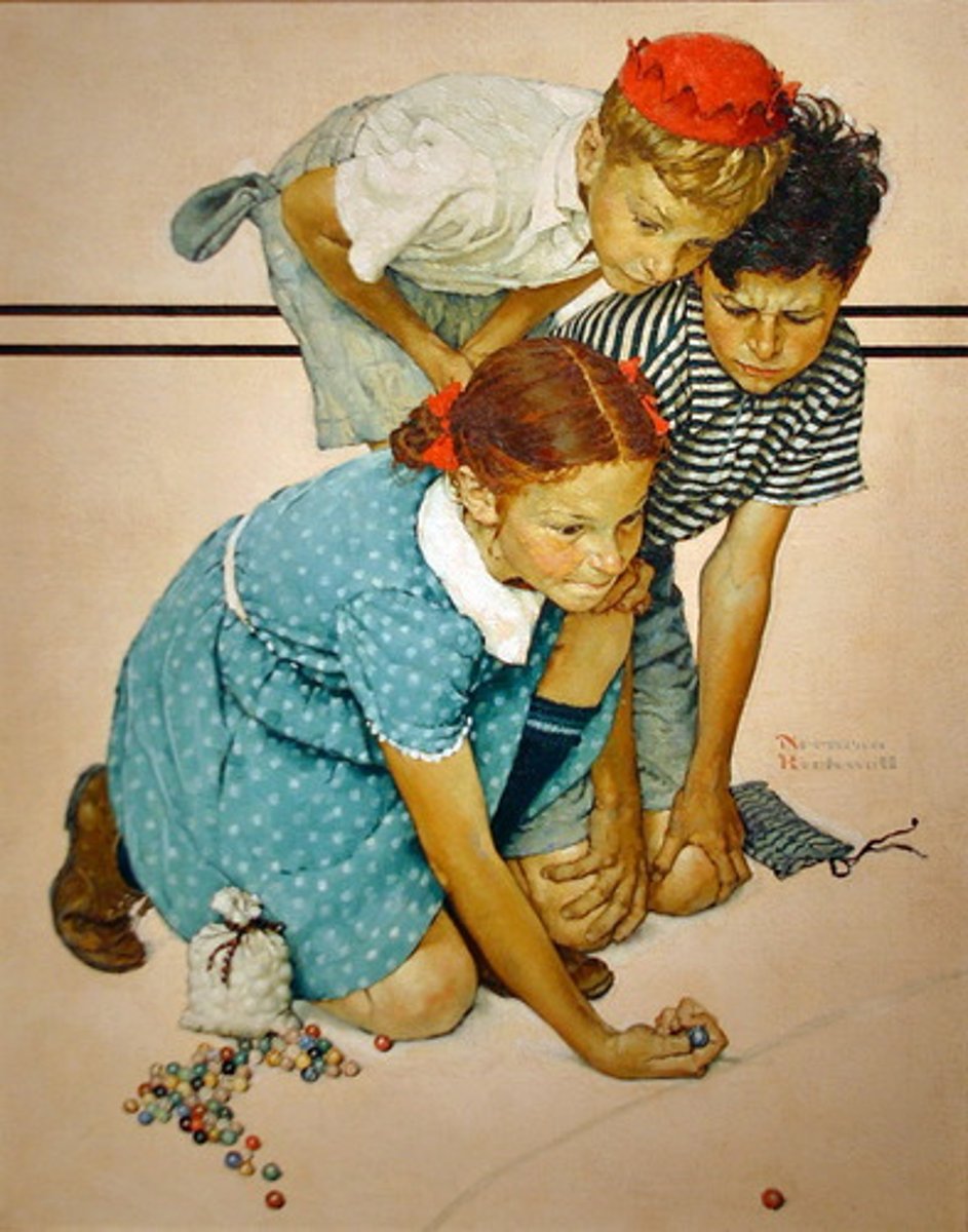 <p>to play marbles</p>