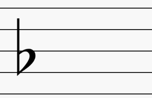 <p>1 flat minor</p>