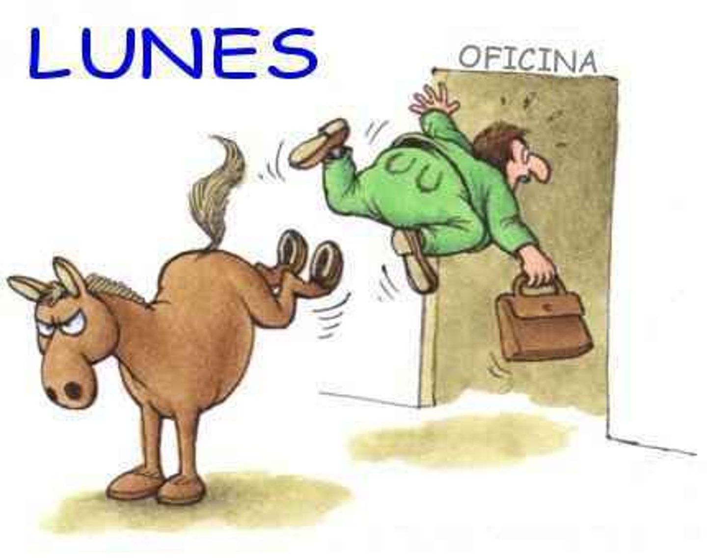<p>A ti no ... ... los lunes</p>