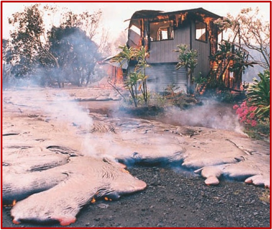 <ul><li><p><mark data-color="red" style="background-color: red; color: inherit;">low viscosity </mark>(a few km per hour)</p></li><li><p><mark data-color="red" style="background-color: red; color: inherit;">high temp</mark></p></li><li><p>when hardened, has a smooth texture</p></li></ul><p></p>